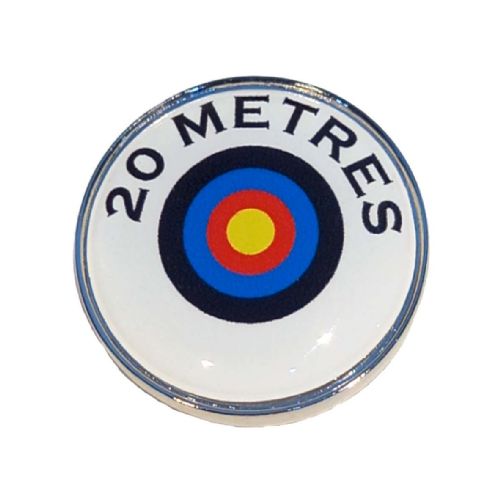 Metres standard badge